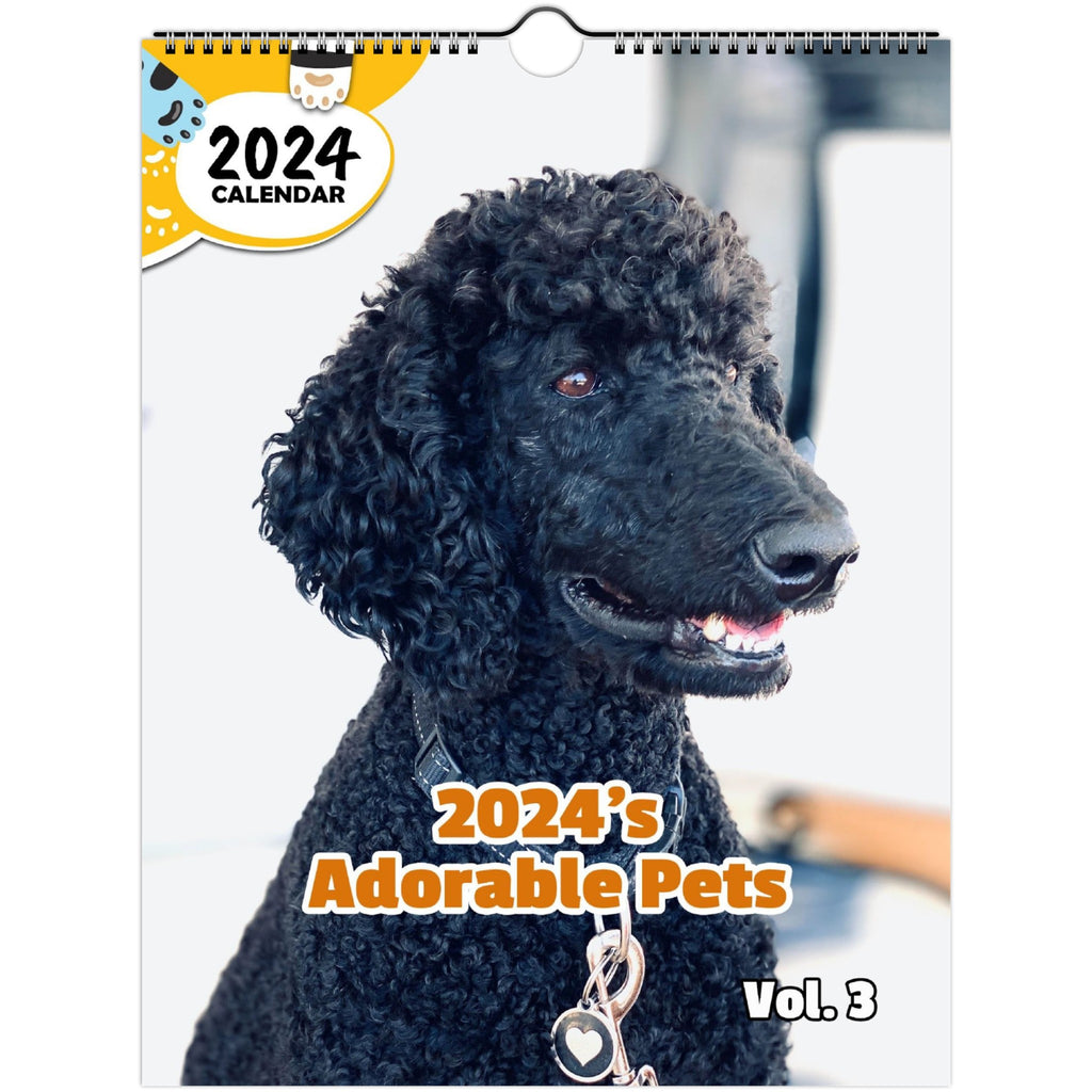 2024's Adorable Pets Volume Three: 2024 Wall Calendar (Published)