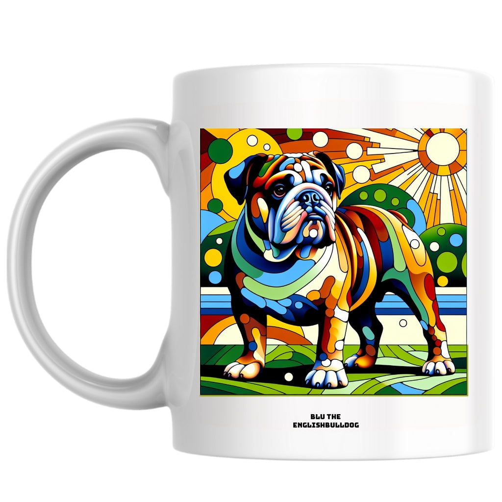 Blu The EnglishBulldog the Magnificent: Pop Art Coffee Mug