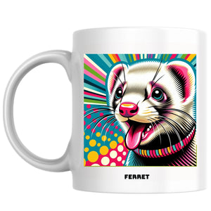 Ferret the Magnificent: Pop Art Coffee Mug