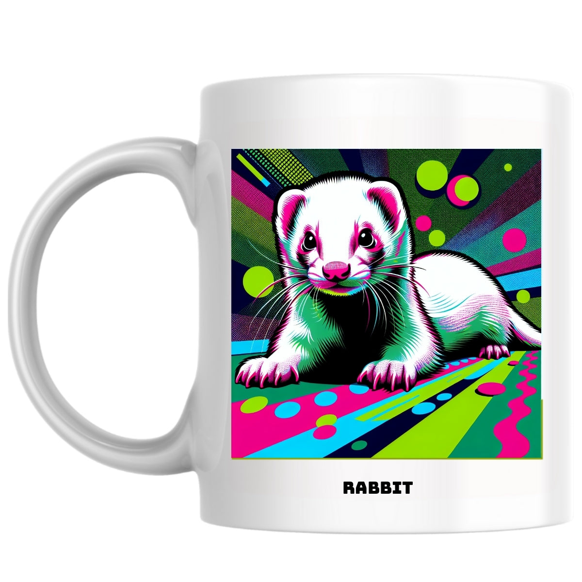 Rabbit the Magnificent: Pop Art Coffee Mug