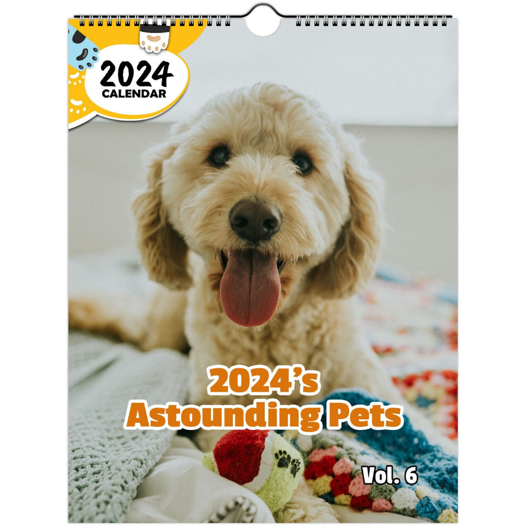 2024's Astounding Pets Volume Six: 2024 Wall Calendar (Published)