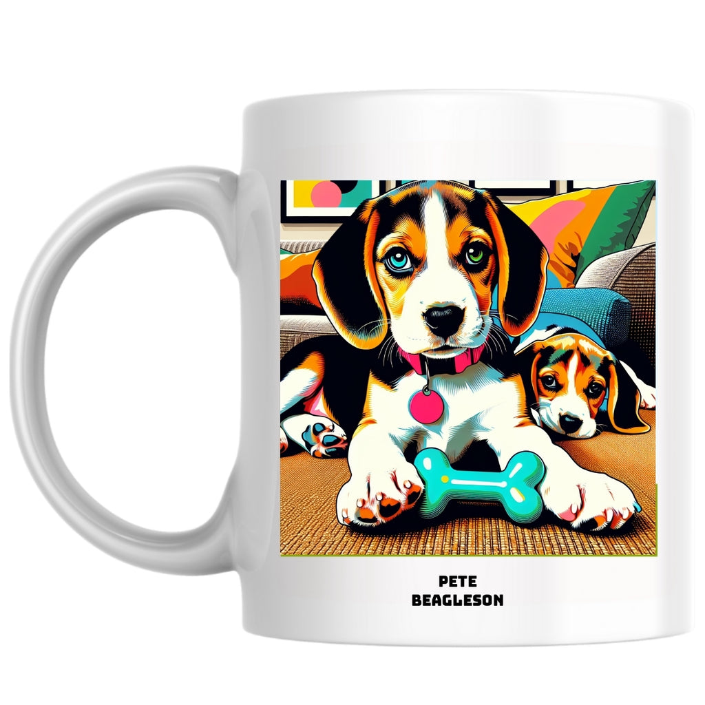 Pete Beagleson the Magnificent: Pop Art Coffee Mug