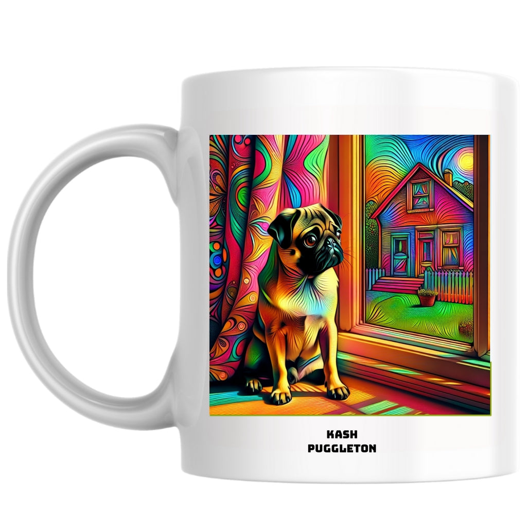 Kash Puggleton the Magnificent: Pop Art Coffee Mug