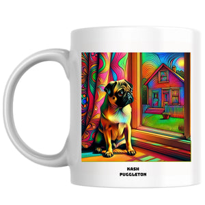 Kash Puggleton the Magnificent: Pop Art Coffee Mug