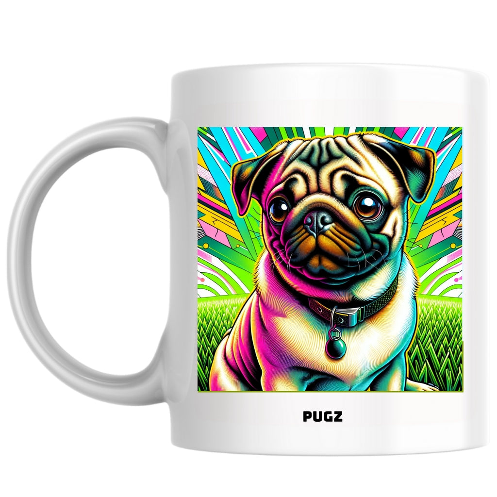 Pugz the Magnificent: Pop Art Coffee Mug