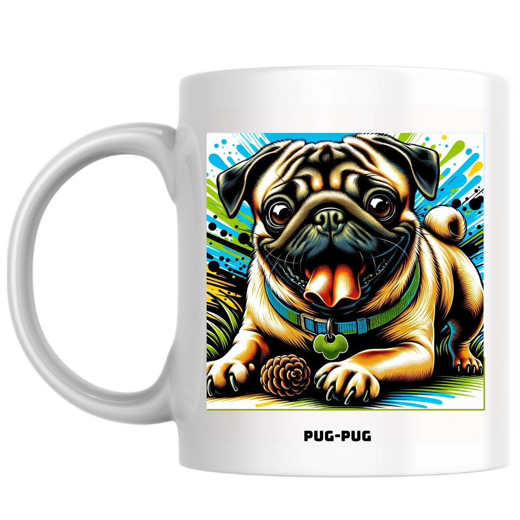 Pug-pug the Magnificent: Pop Art Coffee Mug