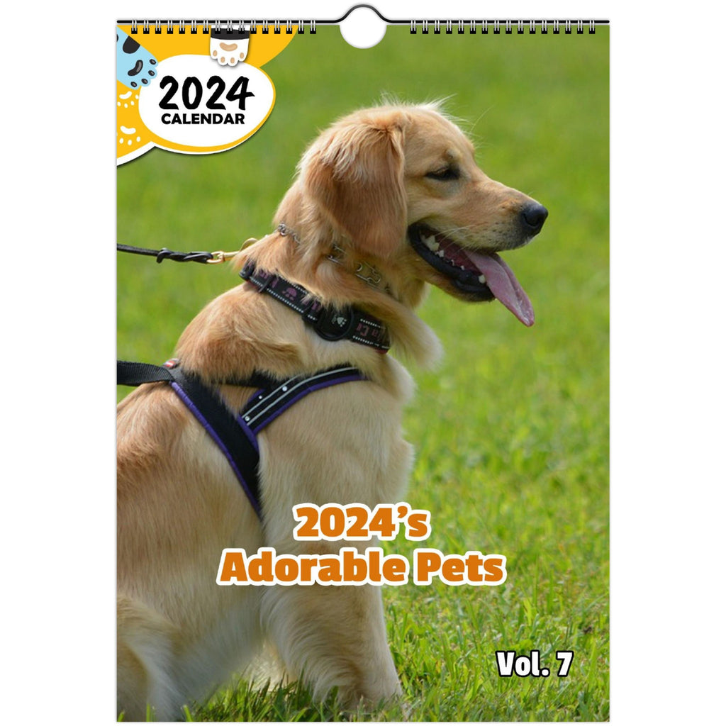 2024's Adorable Pets Volume Seven: 2024 Wall Calendar (Published)