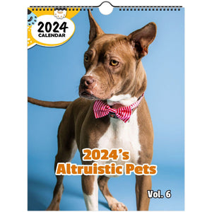 2024's Altruistic Pets Volume Six: 2024 Wall Calendar (Published)