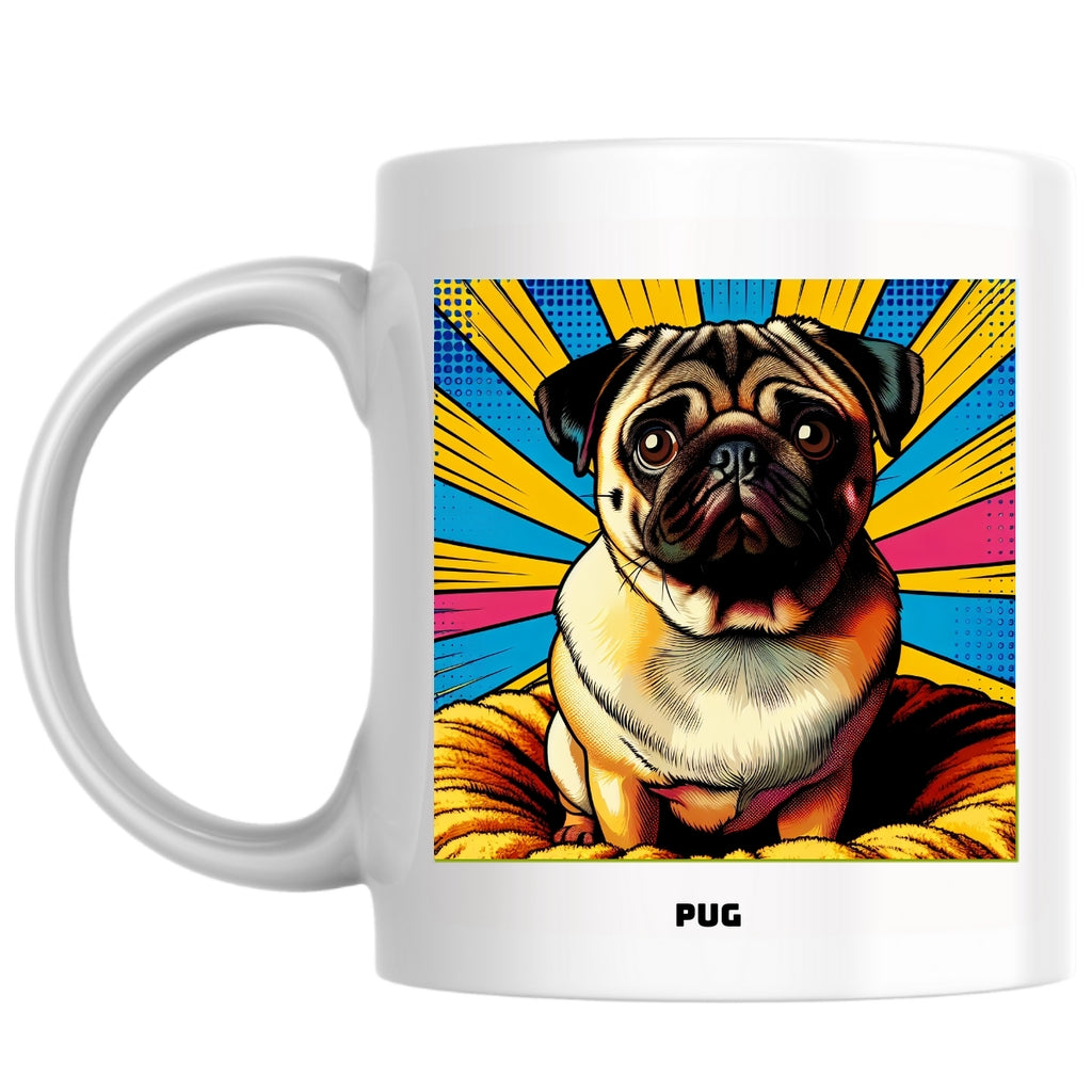 Pug the Magnificent: Pop Art Coffee Mug