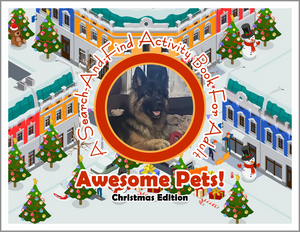 Awesome Pets: Christmas Edition (A Search-And-Find Activity Book For All Ages) (Pre-Order)