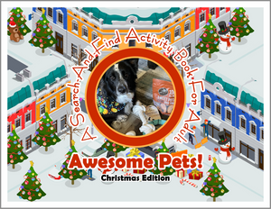 Awesome Pets: Christmas Edition (A Search-And-Find Activity Book For All Ages) (Pre-Order)