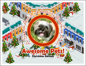 Awesome Pets: Christmas Edition (A Search-And-Find Activity Book For All Ages) (Pre-Order)