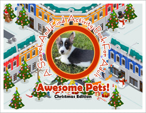 Awesome Pets: Christmas Edition (A Search-And-Find Activity Book For All Ages) (Pre-Order)