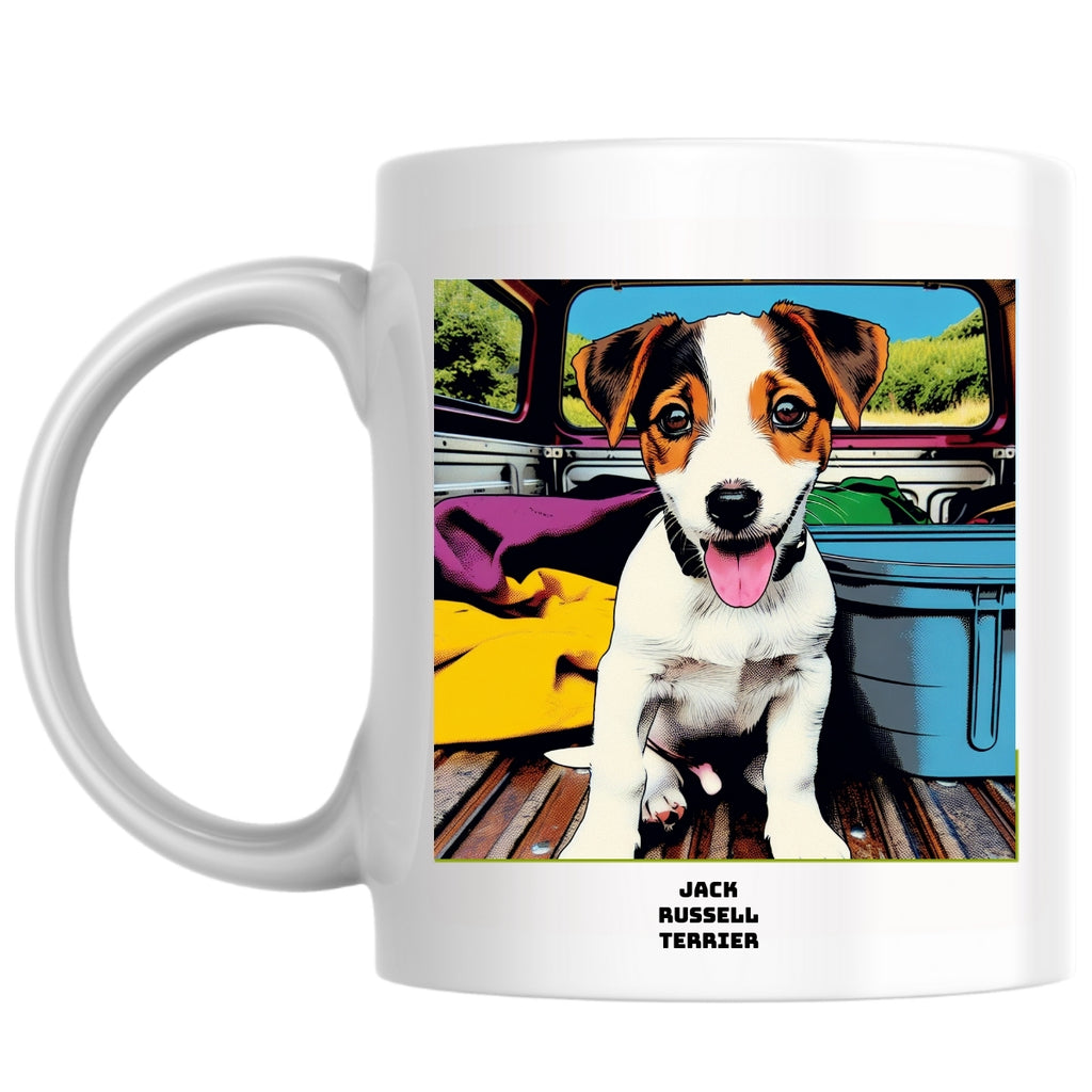 Jack Russell terrier the Magnificent: Pop Art Coffee Mug