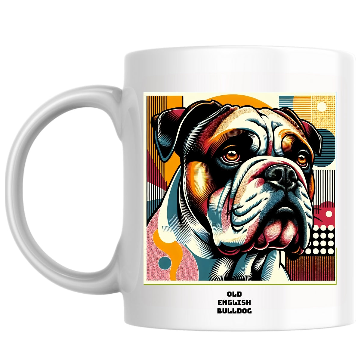 Old English bulldog the Magnificent: Pop Art Coffee Mug