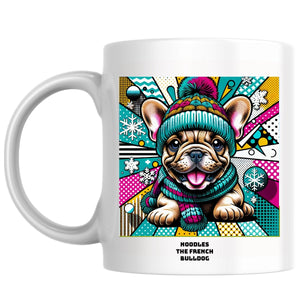 Noodles the French Bulldog the Magnificent: Pop Art Coffee Mug