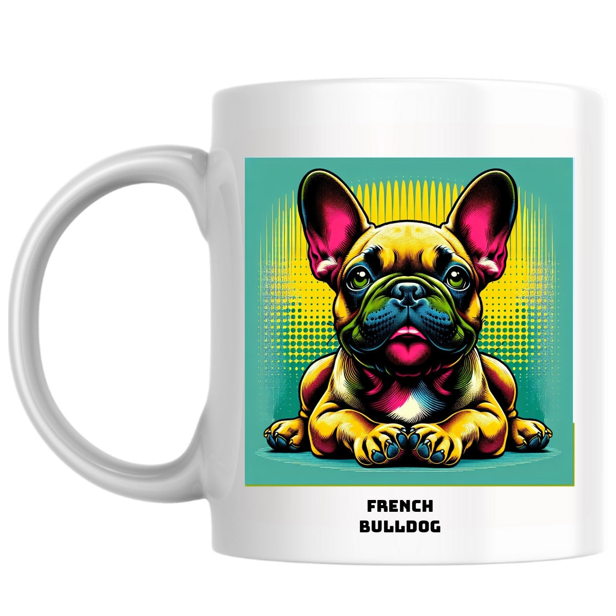 French bulldog the Magnificent: Pop Art Coffee Mug