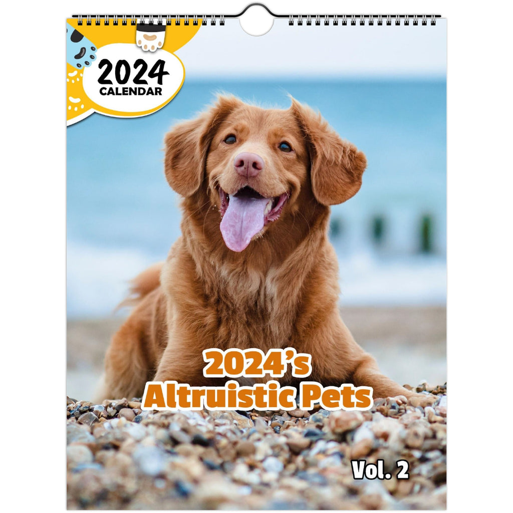 2024's Altruistic Pets Volume Two: 2024 Wall Calendar (Published)