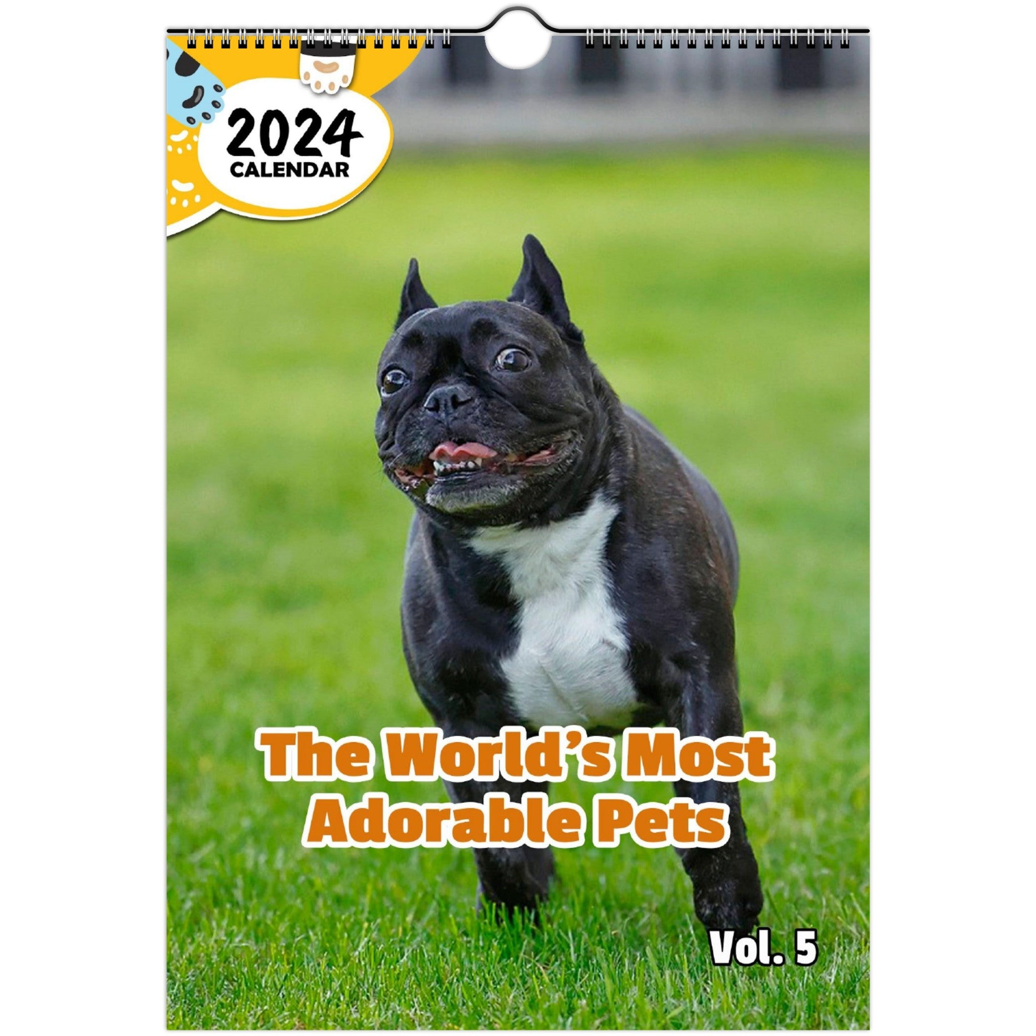 The World's Most Adorable Pets Volume Five: 2024 Wall Calendar (Published)