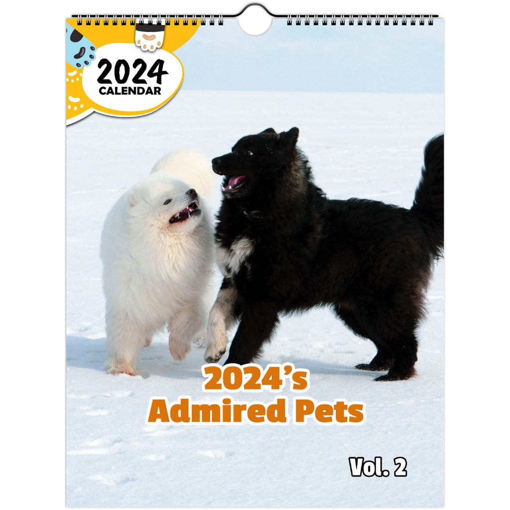 2024's Admired Pets Volume Two: 2024 Wall Calendar (Published)