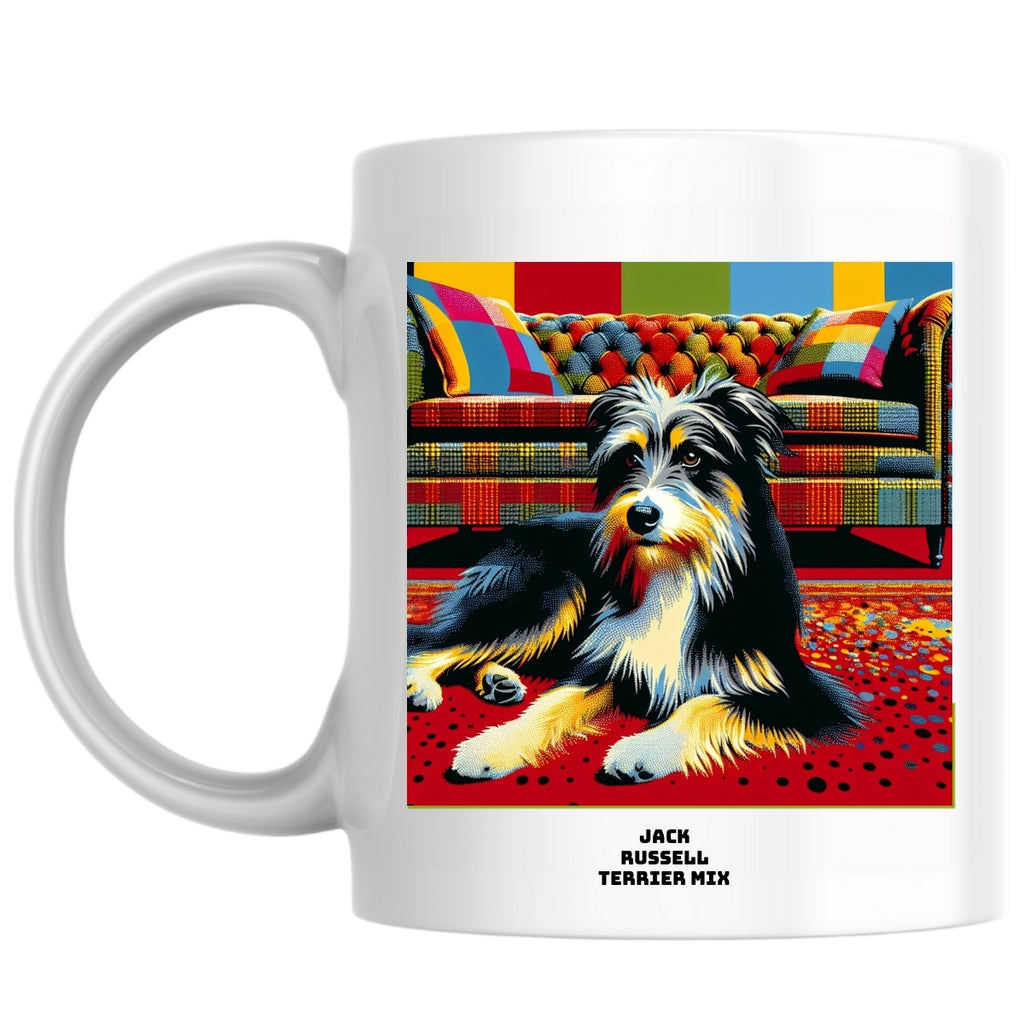 Jack Russell terrier mix the Magnificent: Pop Art Coffee Mug