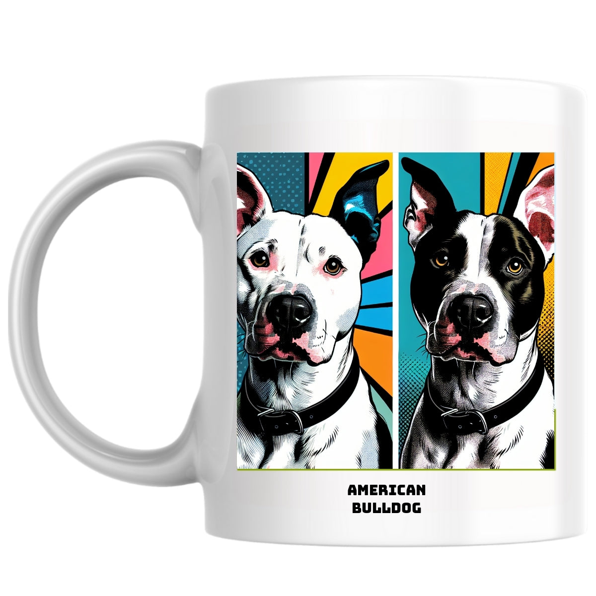 American Bulldog the Magnificent: Pop Art Coffee Mug