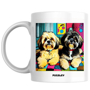 Pugsley the Magnificent: Pop Art Coffee Mug