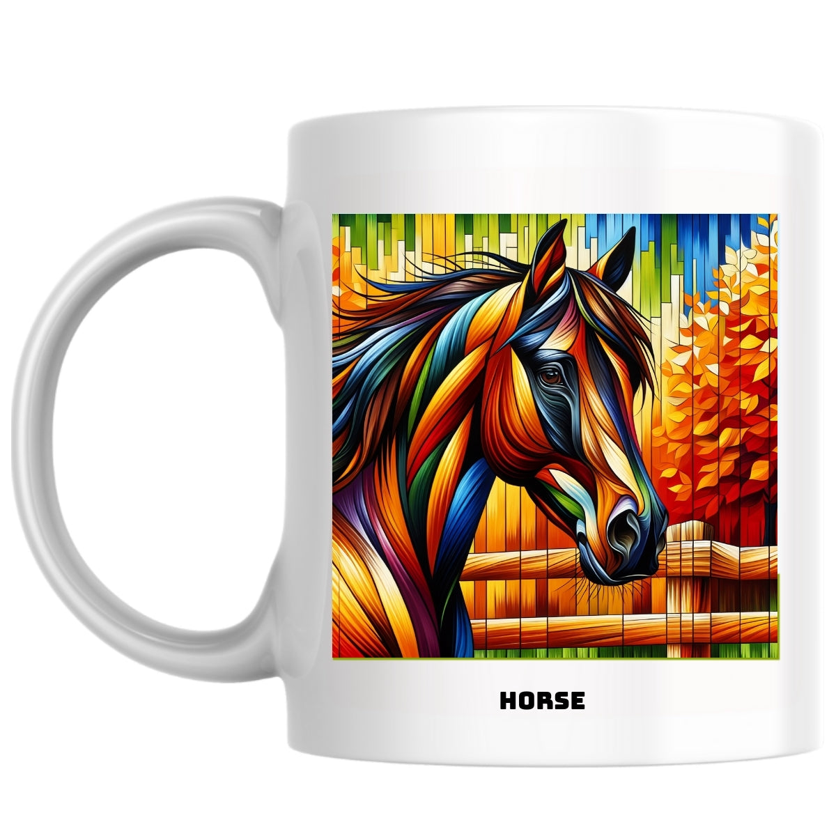 Horse the Magnificent: Pop Art Coffee Mug