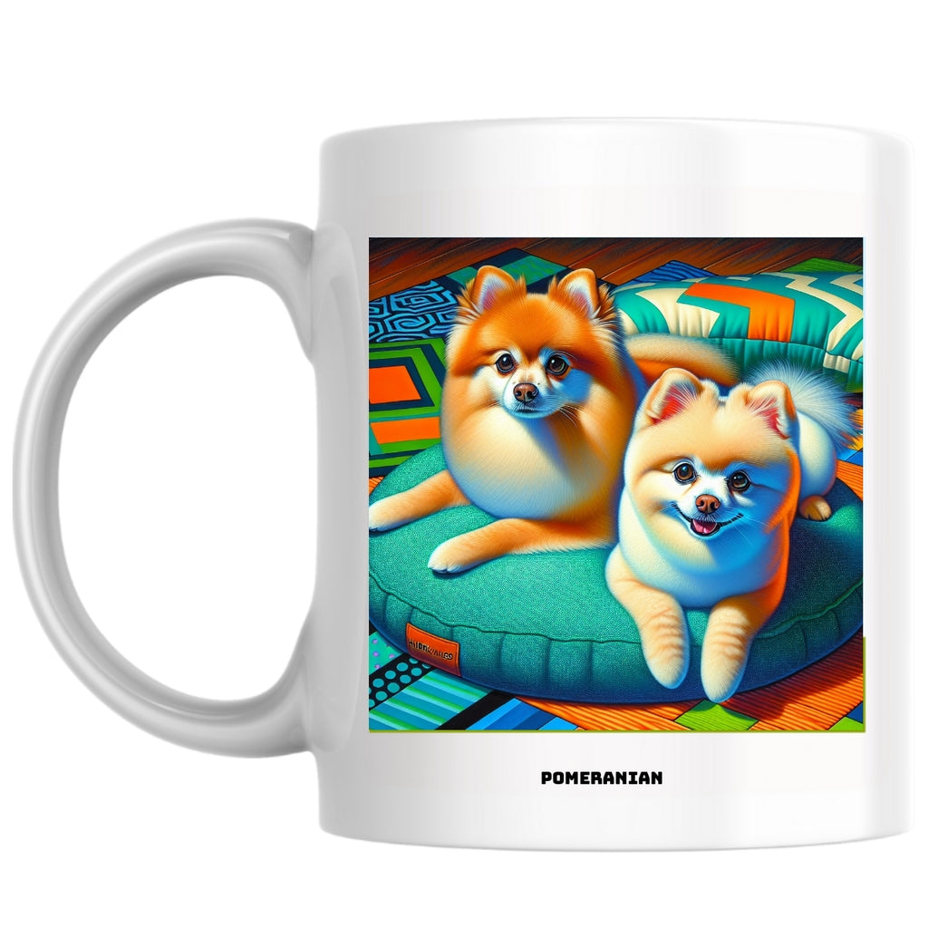 Pomeranian the Magnificent: Pop Art Coffee Mug