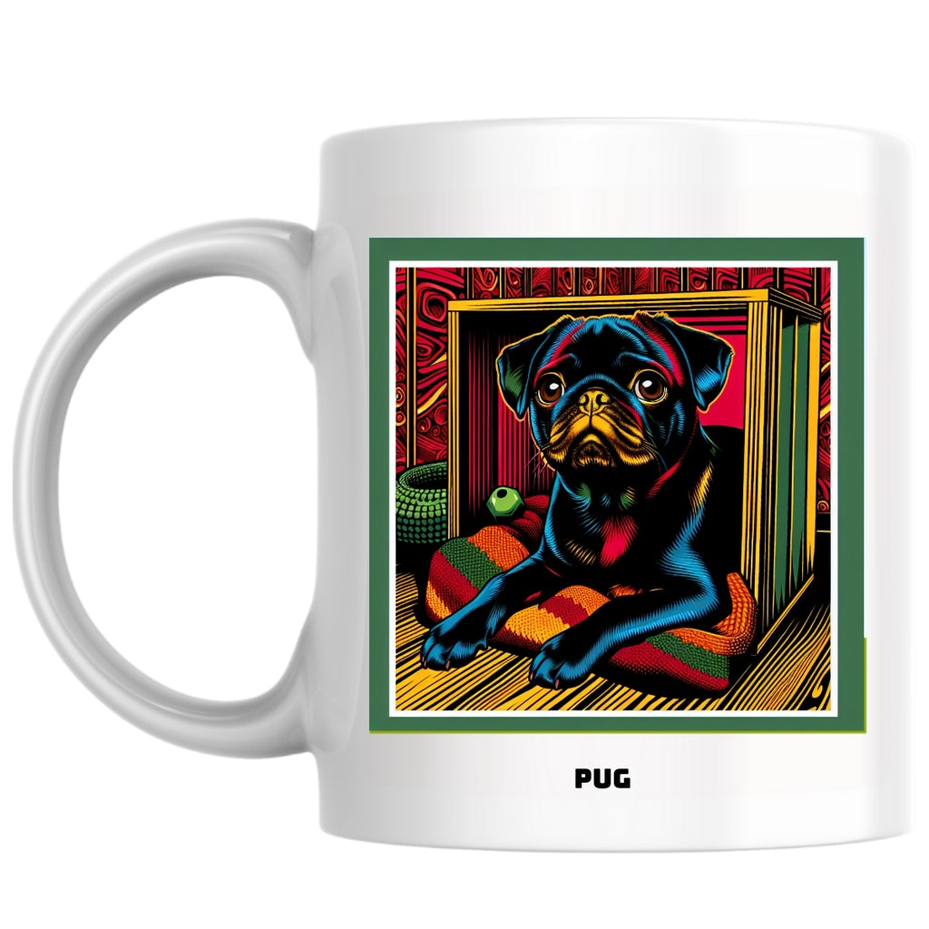 Pug the Magnificent: Pop Art Coffee Mug