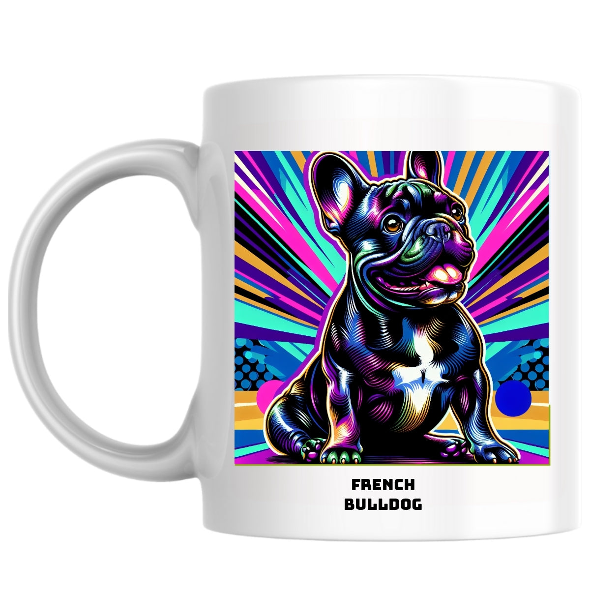 French bulldog the Magnificent: Pop Art Coffee Mug