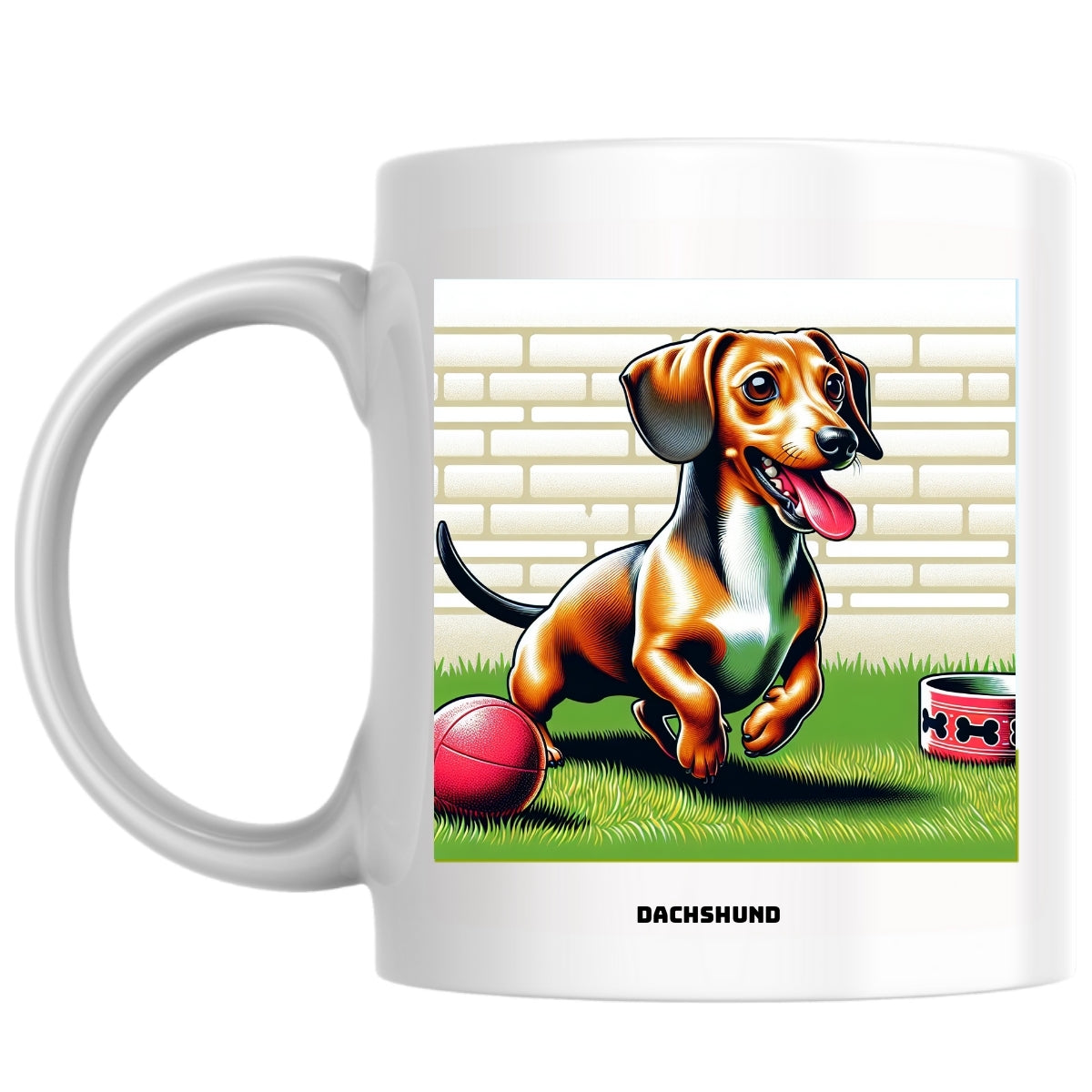 Dachshund the Magnificent: Pop Art Coffee Mug