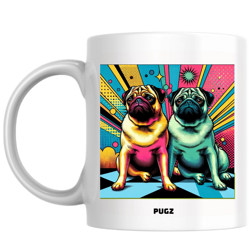 Pugz the Magnificent: Pop Art Coffee Mug