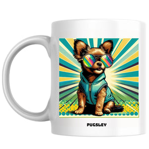 Pugsley the Magnificent: Pop Art Coffee Mug