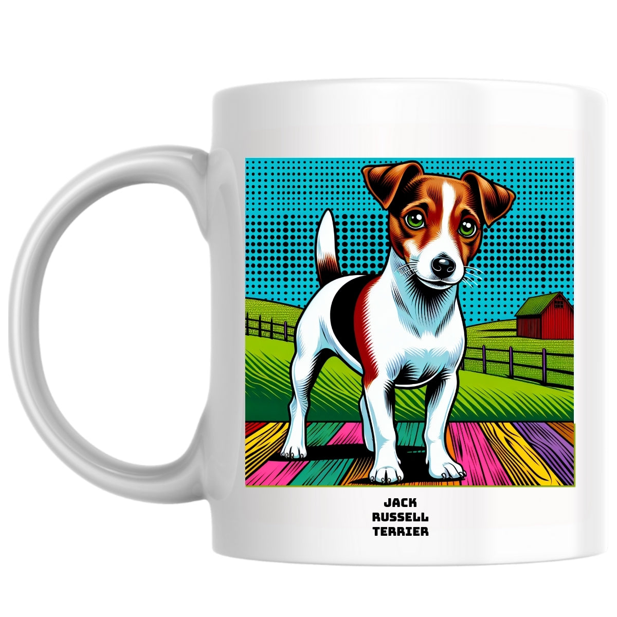 jack russell terrier the Magnificent: Pop Art Coffee Mug