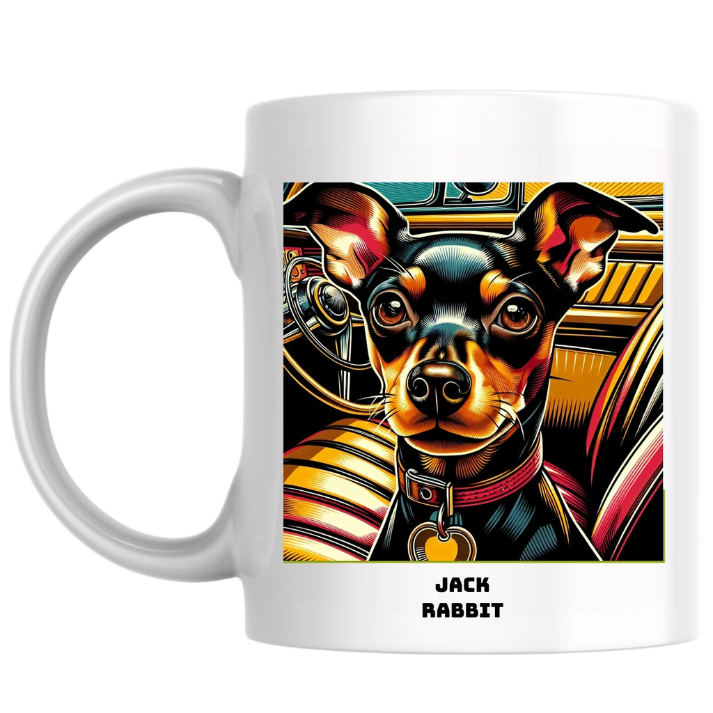 Jack Rabbit the Magnificent: Pop Art Coffee Mug