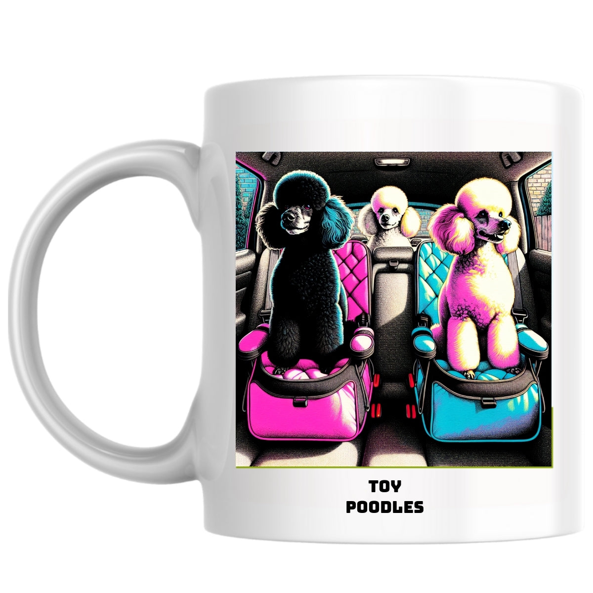 Toy poodles the Magnificent: Pop Art Coffee Mug