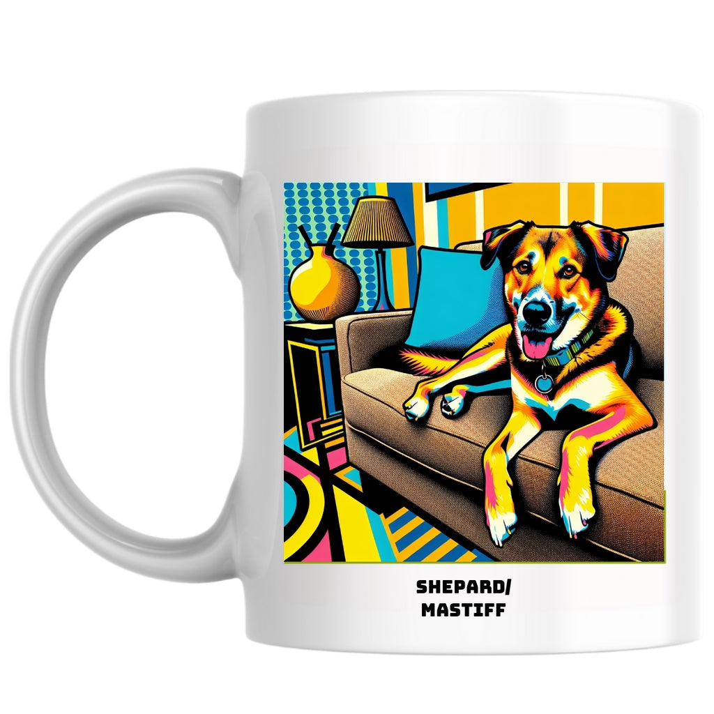 Shepard/ Mastiff the Magnificent: Pop Art Coffee Mug