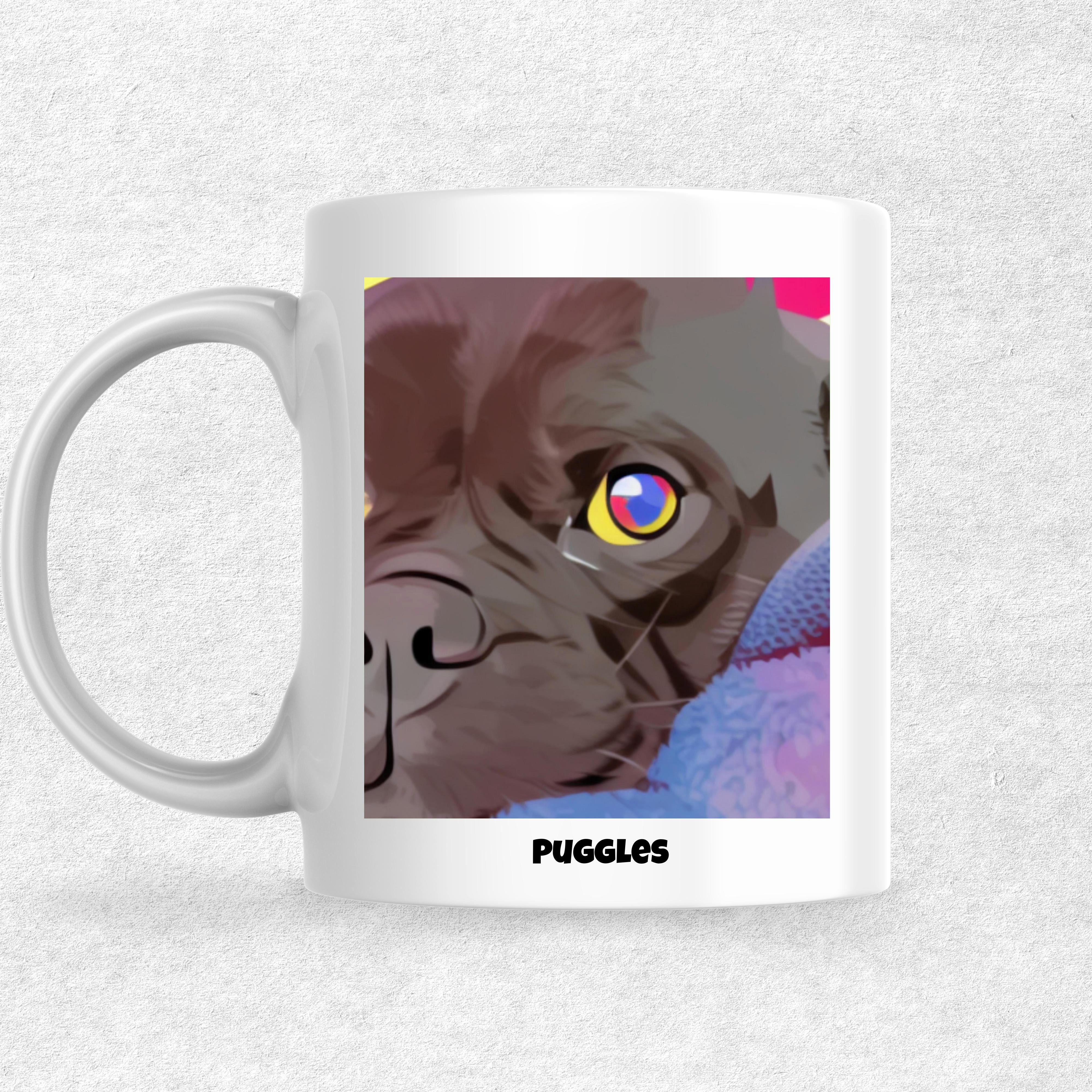 Puggles the Magnificent: Pop Art Coffee Mug