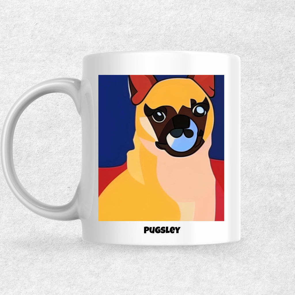 Pugsley the Magnificent: Pop Art Coffee Mug