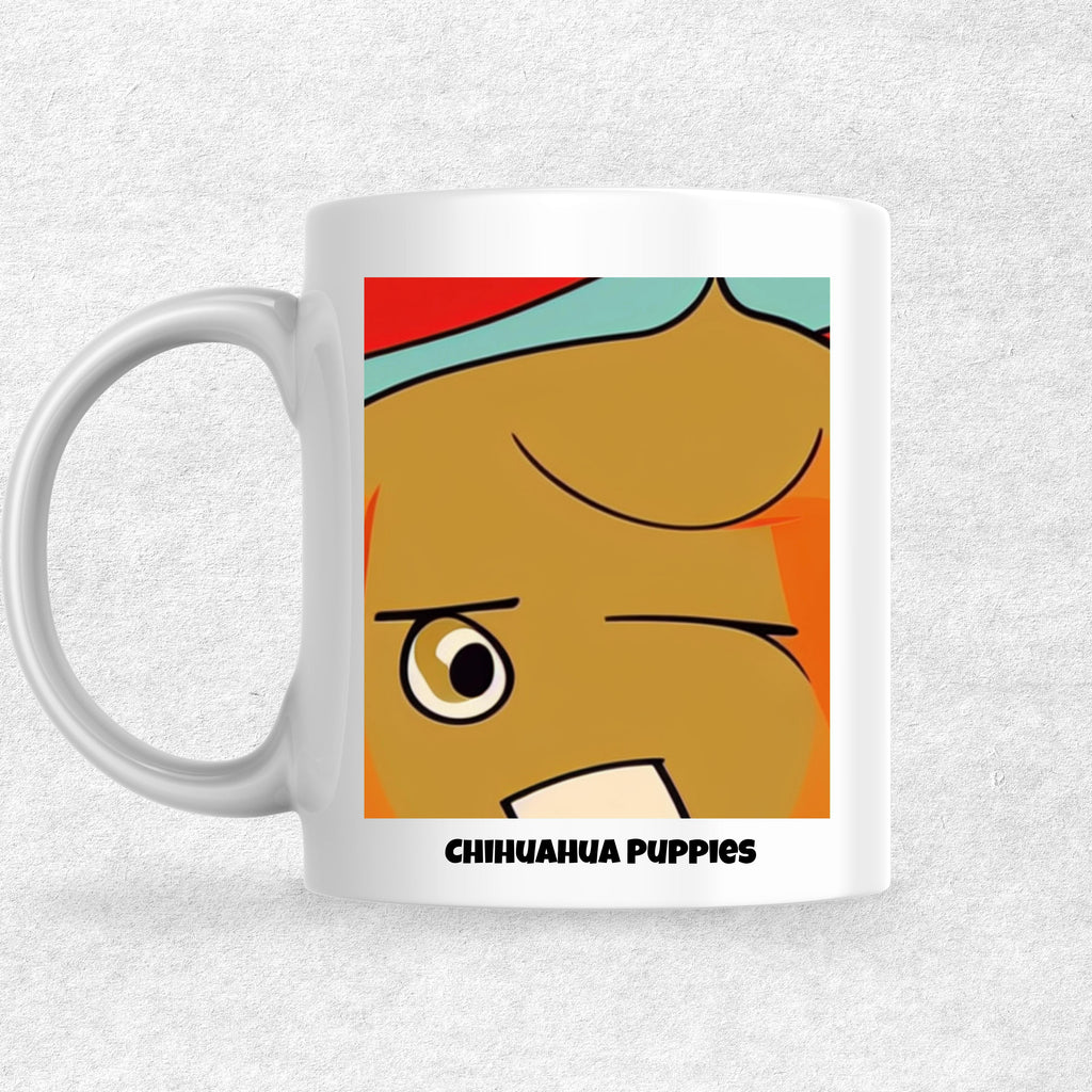 Chihuahua Puppies the Magnificent: Pop Art Coffee Mug