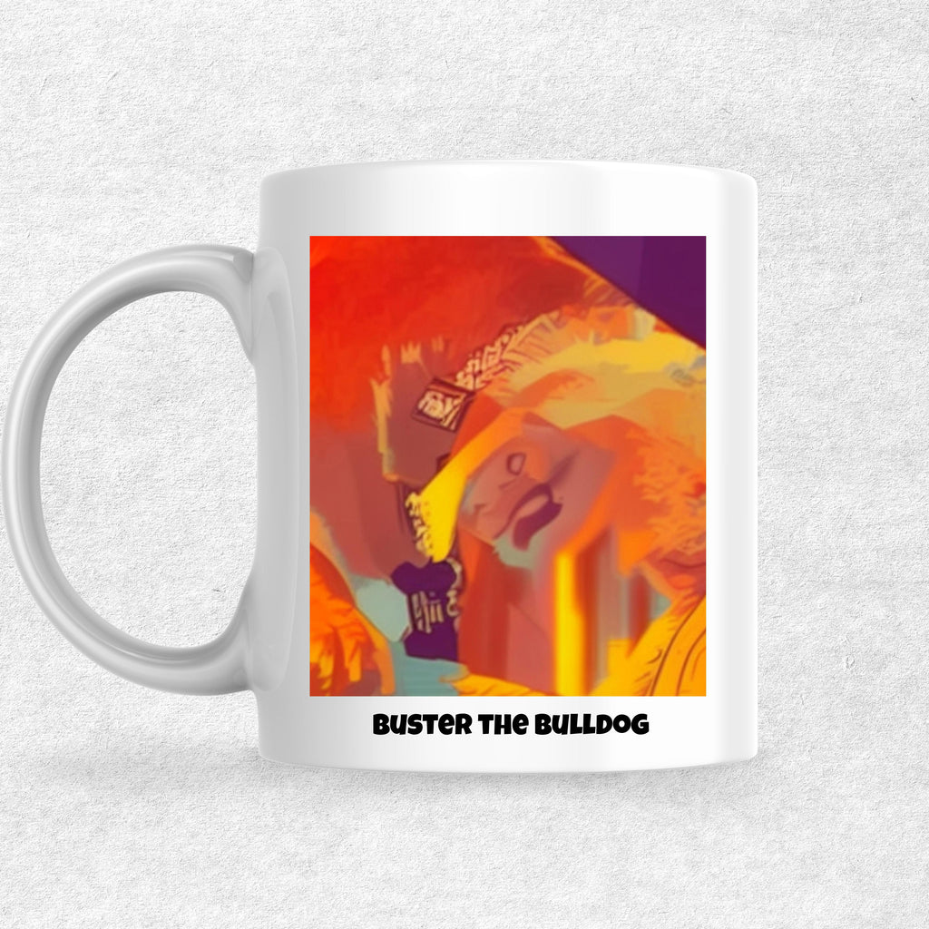 Buster the Bulldog the Magnificent: Pop Art Coffee Mug