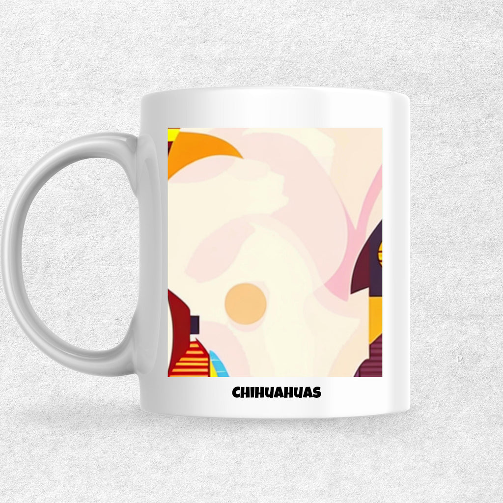 Chihuahuas the Magnificent: Pop Art Coffee Mug