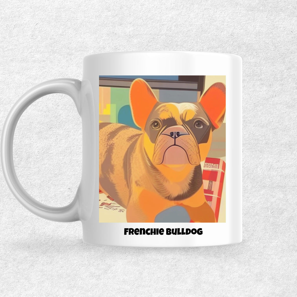 Frenchie Bulldog the Magnificent: Pop Art Coffee Mug