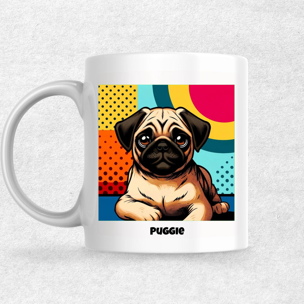 Puggie the Magnificent: Pop Art Coffee Mug