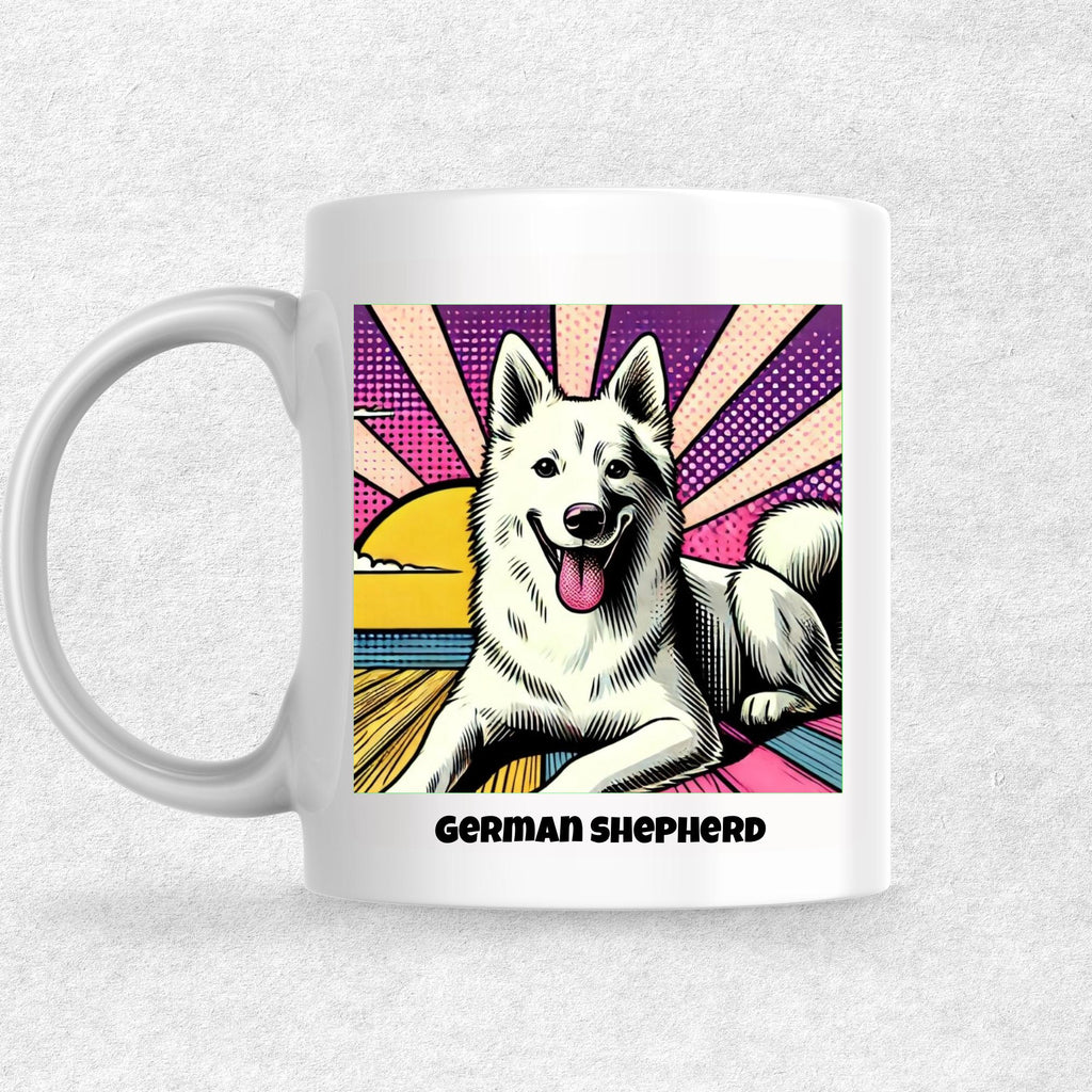 German Shepherd the Magnificent: Pop Art Coffee Mug