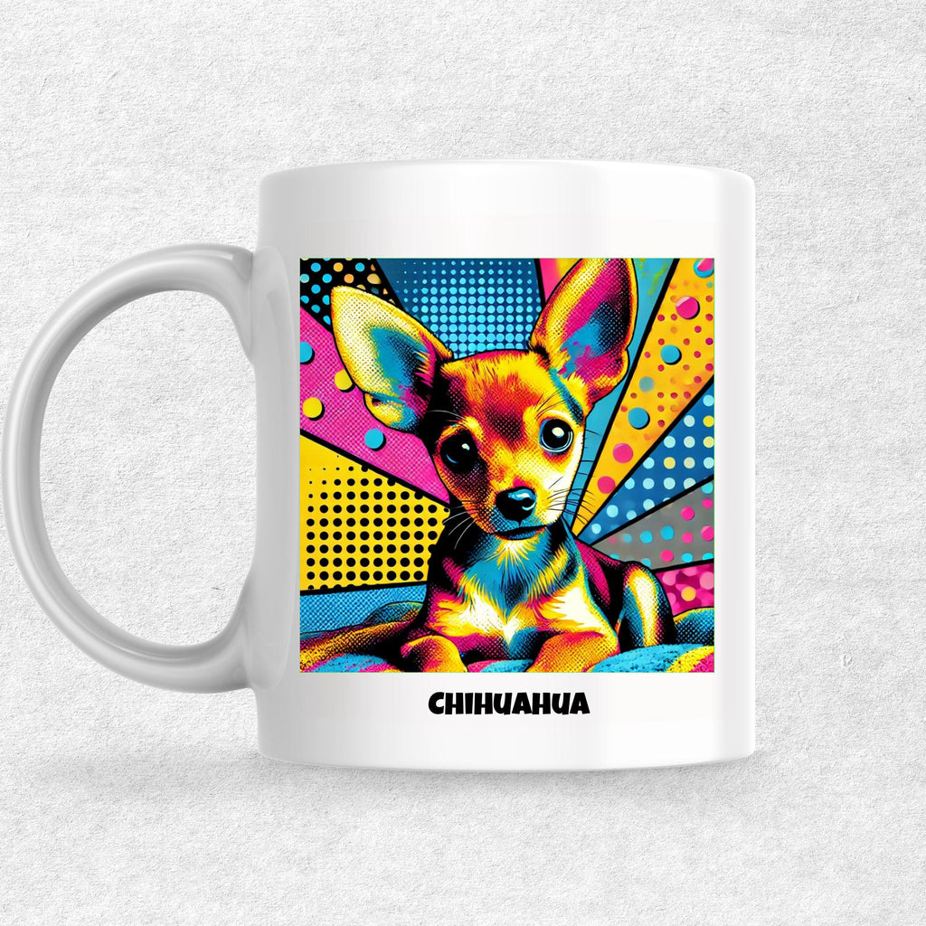 Chihuahua the Magnificent: Pop Art Coffee Mug