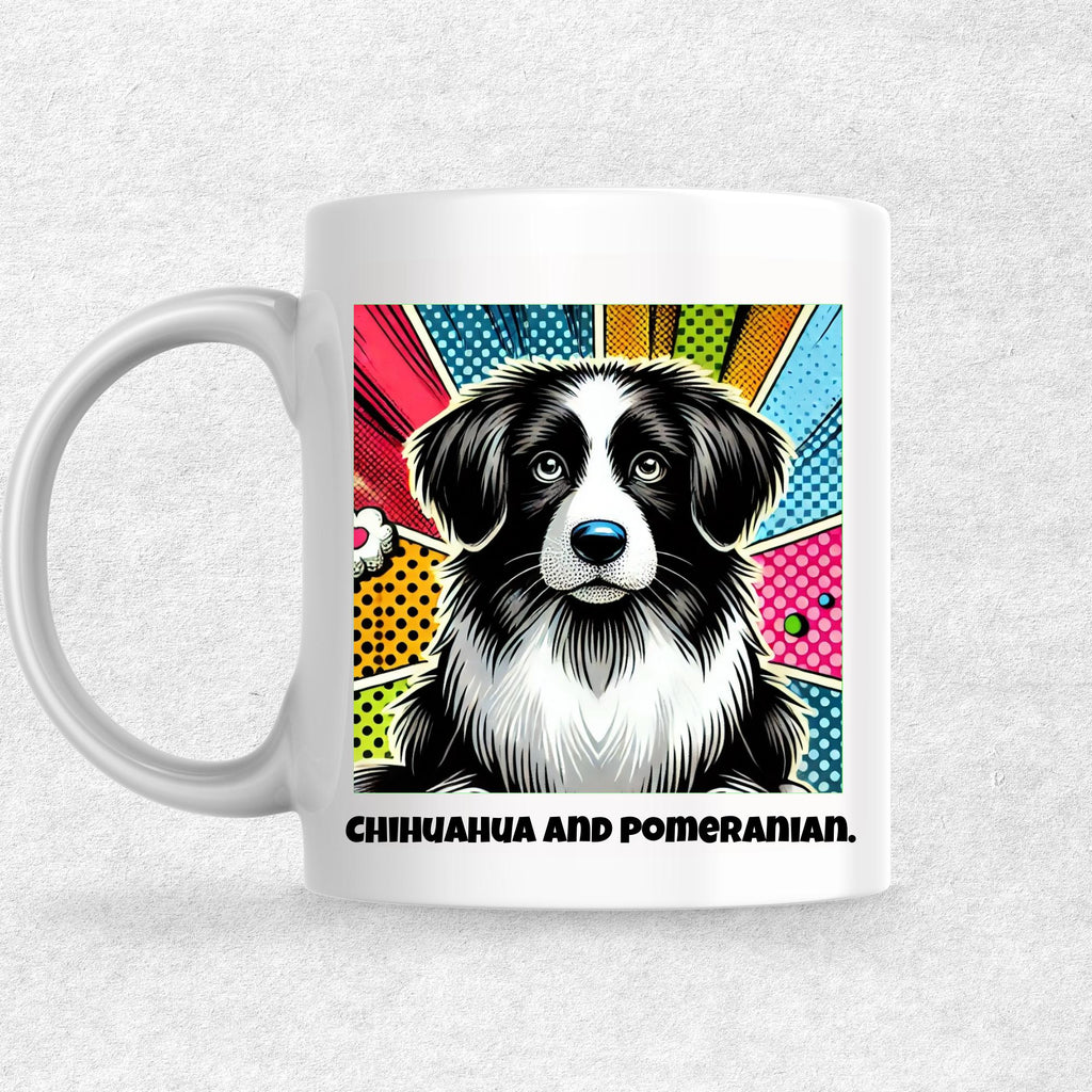 Chihuahua and Pomeranian. the Magnificent: Pop Art Coffee Mug