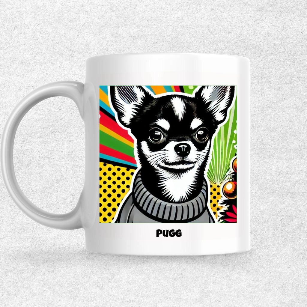 Pugg the Magnificent: Pop Art Coffee Mug