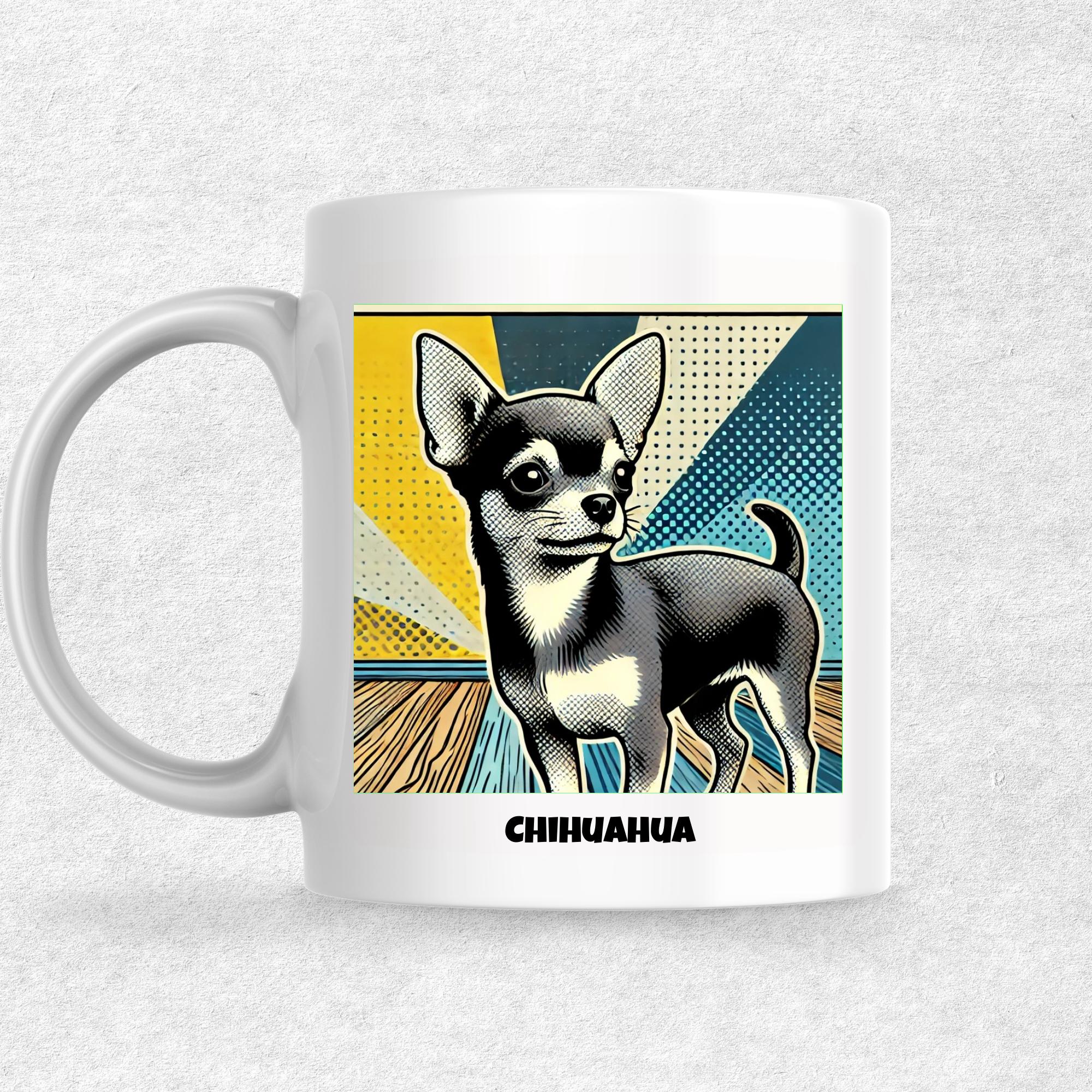 Chihuahua the Magnificent: Pop Art Coffee Mug